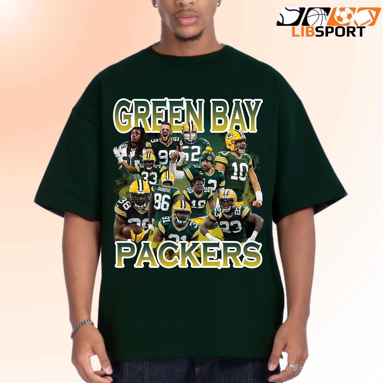 Green Bay Packers T-Shirt, Bold Street Graphic Shirt, Unisex Nfl Fan Apparel,